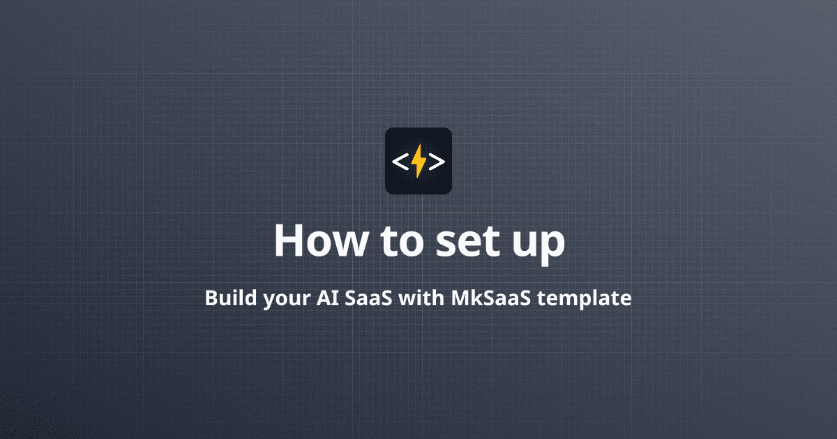 How to set up