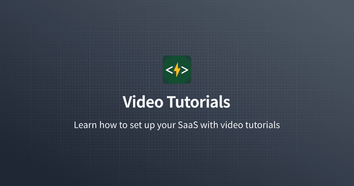 Video Tutorials