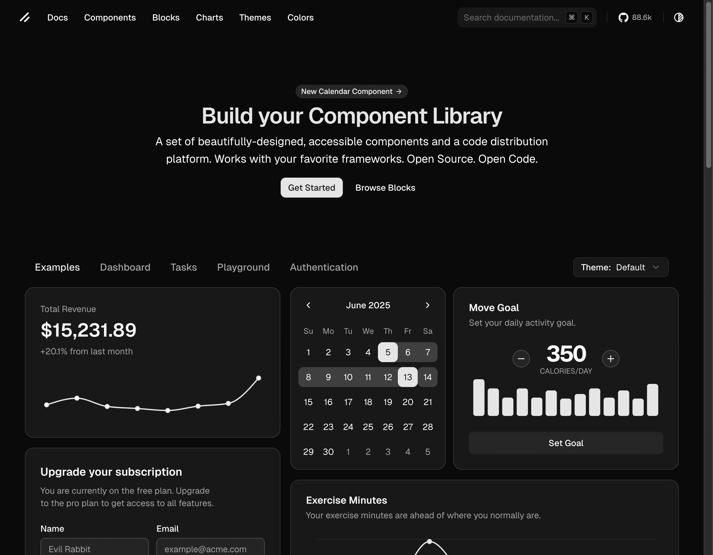 Shadcn UI Components
