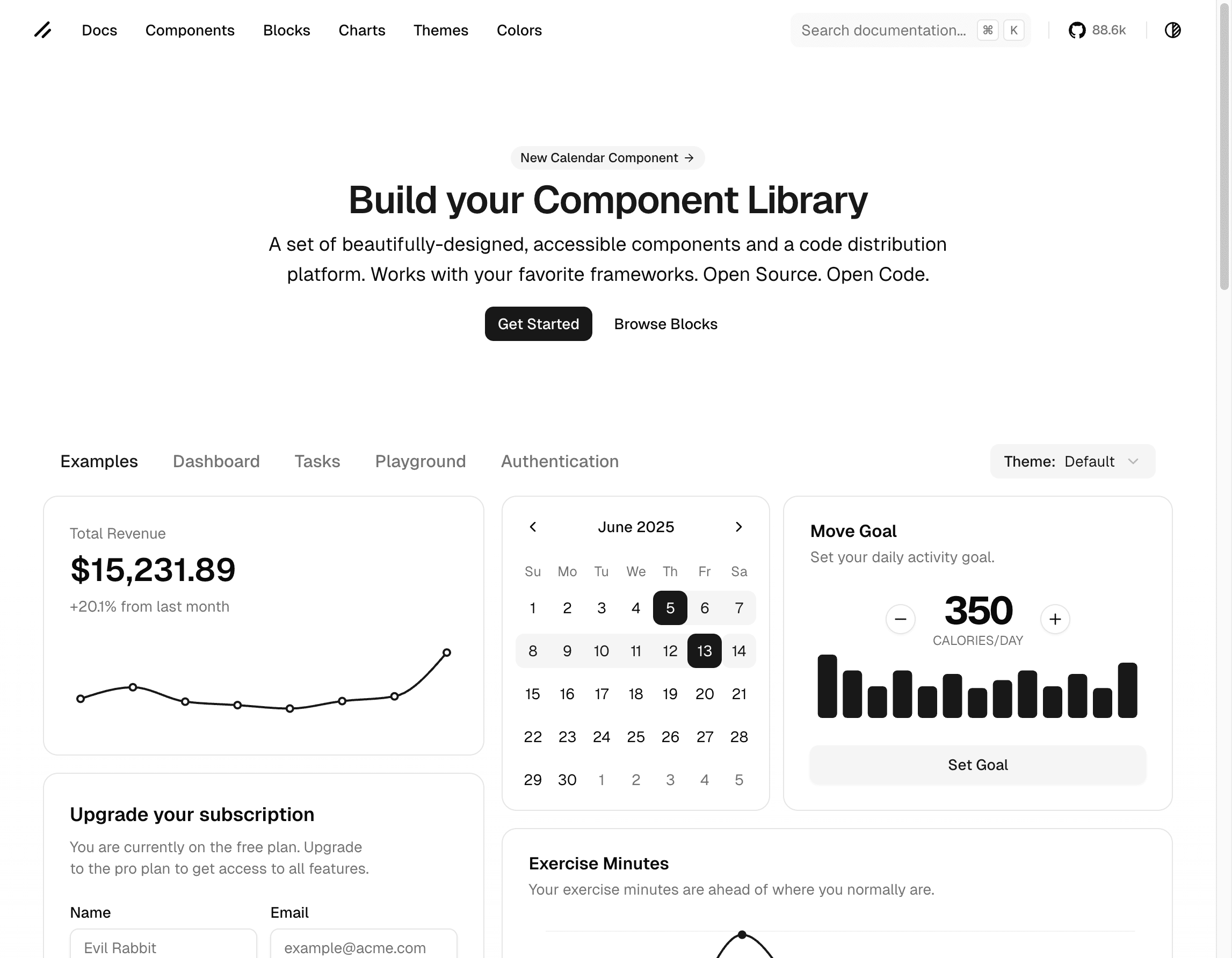 Shadcn UI Components